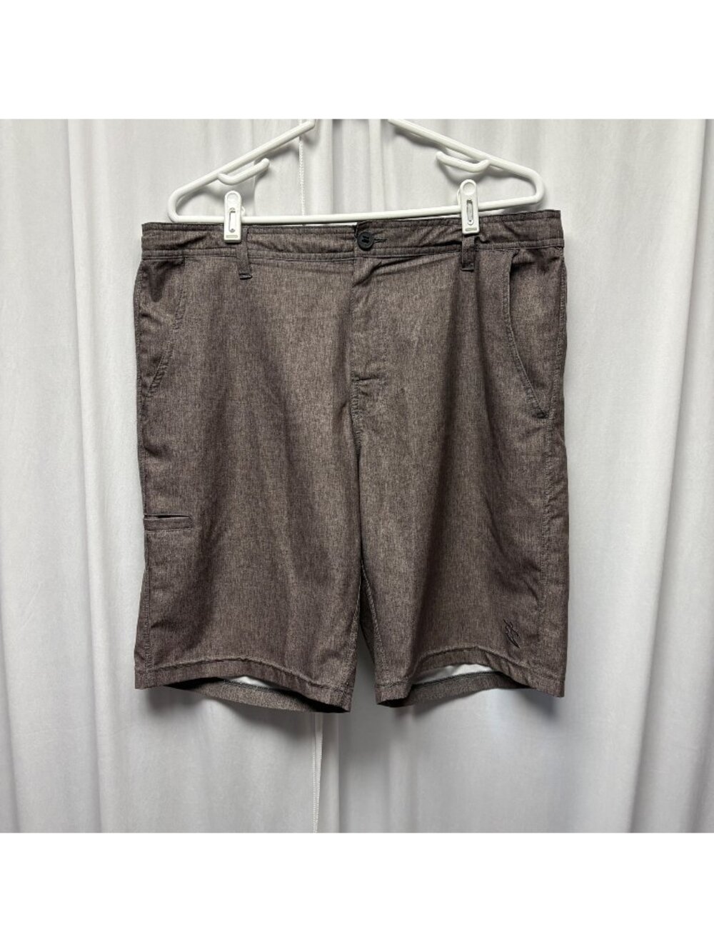 DaHui Hybrid Collection Mens Board Shorts Size 36 Brown Casual Comfy